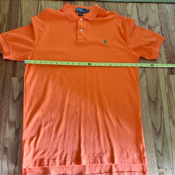Polo Ralph Lauren Orange Medium Shirt Classic Style - Picture 5 of 7